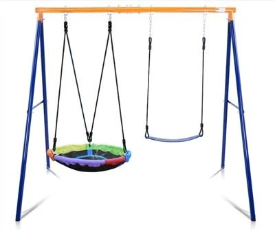 Set altalena doppia in metallo